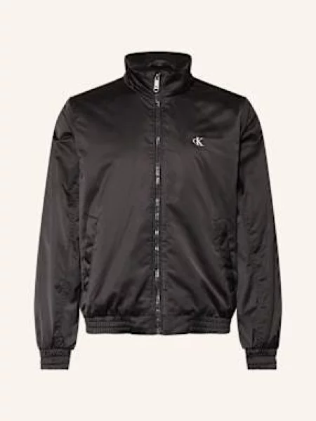 Kurtka bomber Calvin Klein z nadrukiem czarny