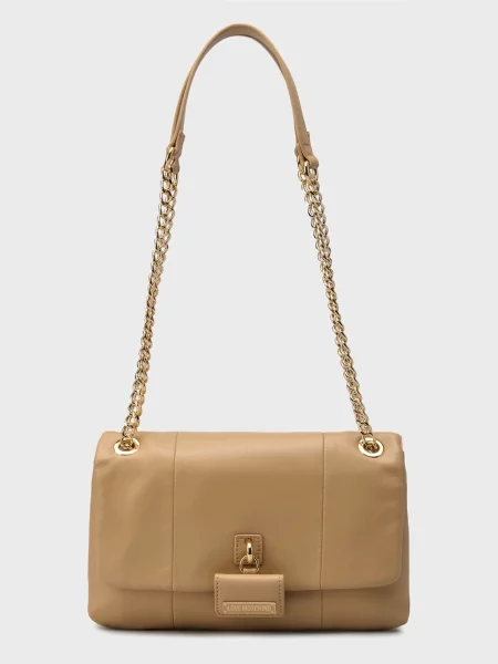 Moschino Сумка Поліуретан бежевий