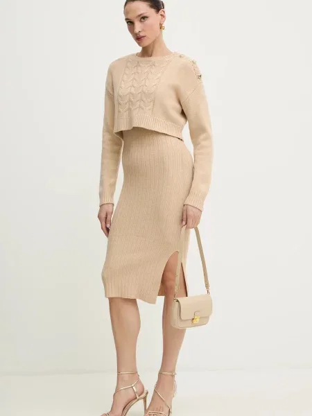 Сукня і светр Morgan RMNATE mini облягаюча RMNATE чорний