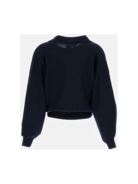 Dzianinowy sweter Lisa Yang niebieski