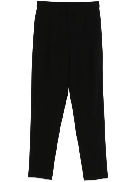 Pantaloni Giorgio Armani de lână negru