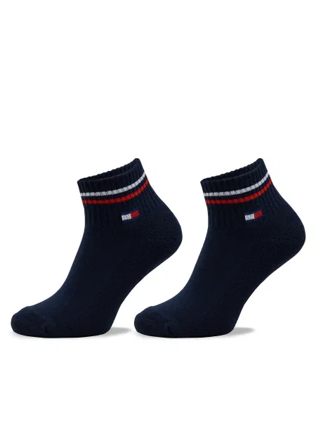 Set de 4 perechi de șosete medii unisex Tommy Hilfiger