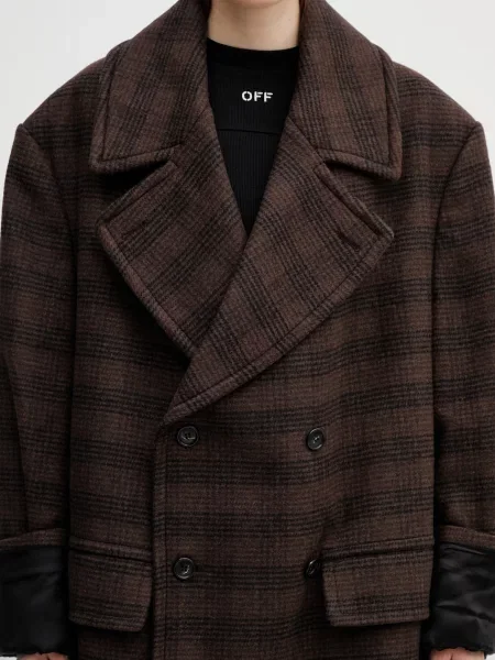 Шерстяное пальто Mm6 Maison Margiela