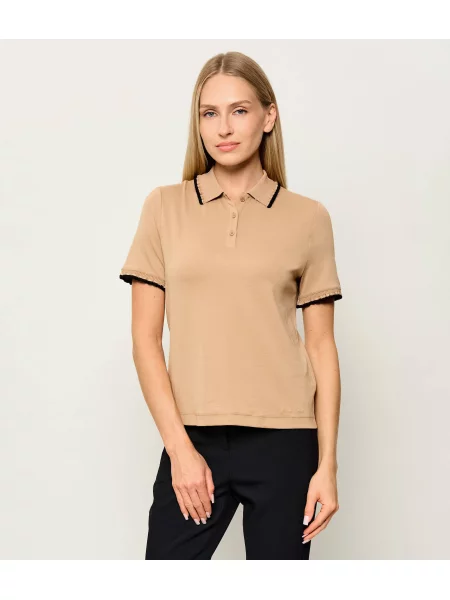 Tricou polo Marc Cain bej