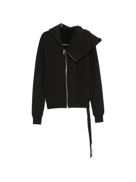 Hanorac cu glugă Rick Owens Drkshdw asimetric negru