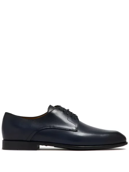 Pantofi derby Ferragamo din piele albastru