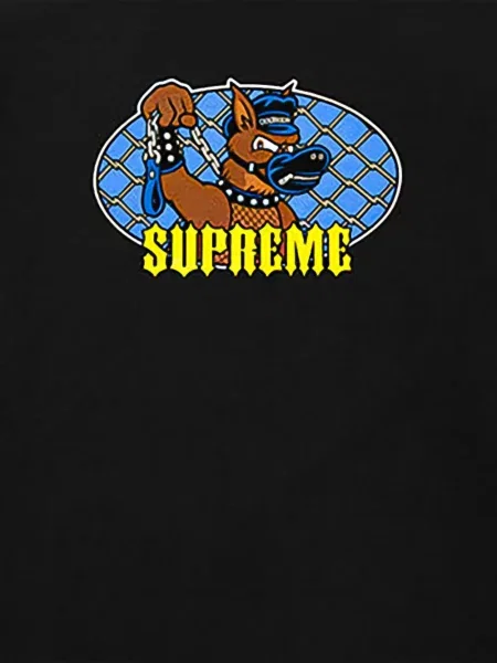 Tricou Supreme cu imagine negru