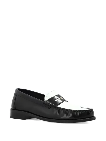 Pantofi loafer Furla din piele negru