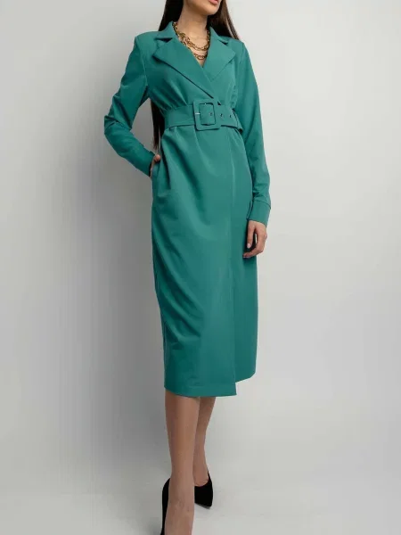 Сукня міді RiMari бавовна/поліестер зелений