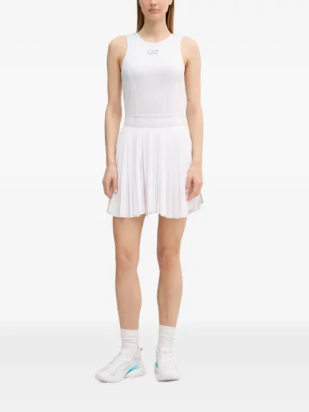 Rochie mini Ea7 Emporio Armani alb
