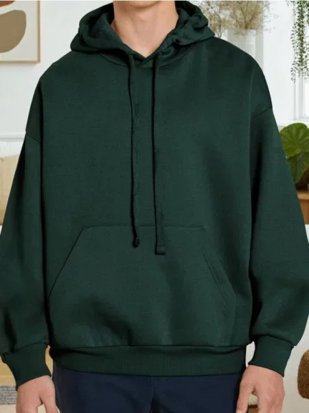 Mikina s kapucí Sinsay zelená