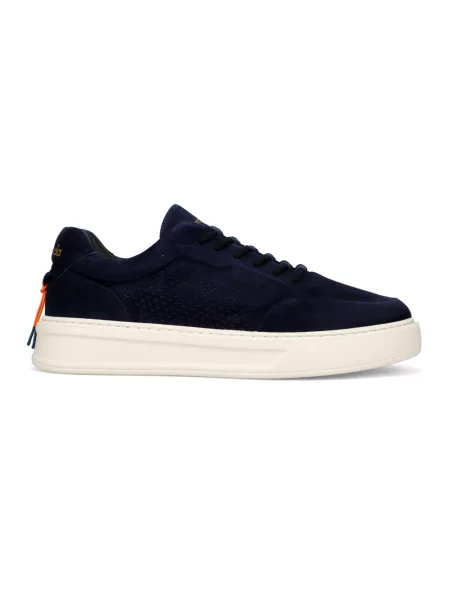 Sneakersy Barracuda zamszowe wsuwane niebieskie