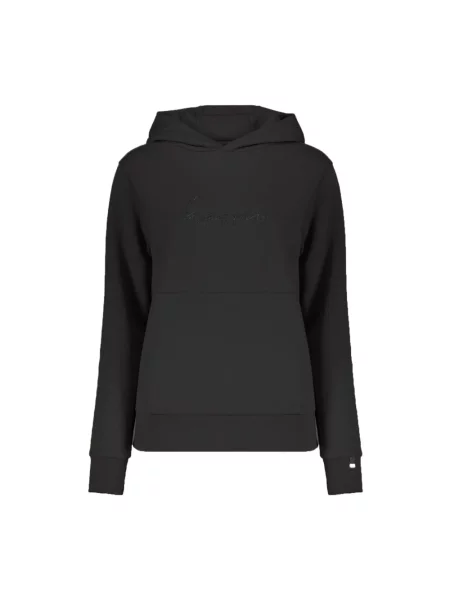 Bluza z kapturem Herno z kapturem z logo czarna