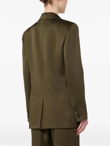 Sacou Max Mara din satin verde