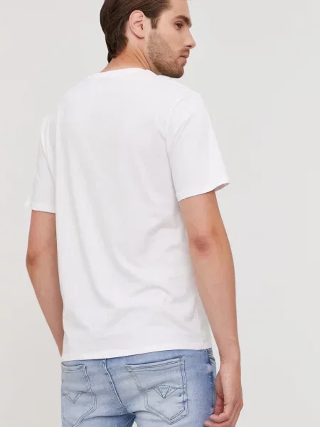 Tričko Guess s potiskem bílá