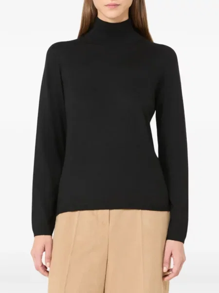 Pulover Max Mara din cașmir negru