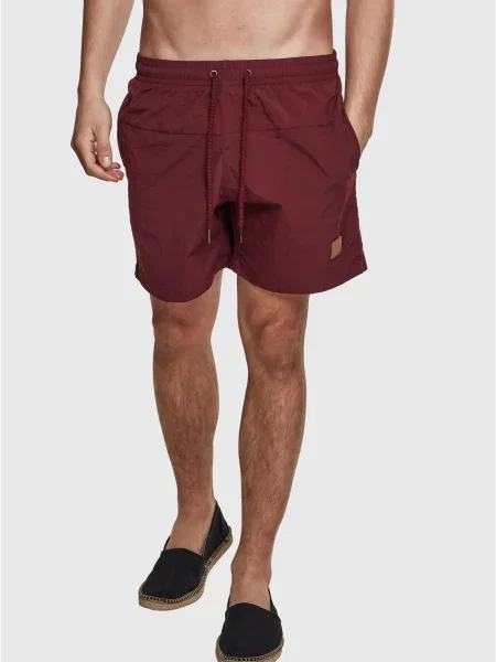 Slip de baie Urban Classics roșu
