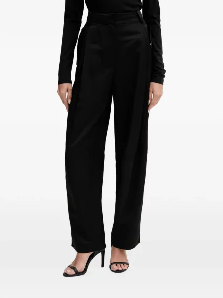 Pantaloni Sisley conici negru