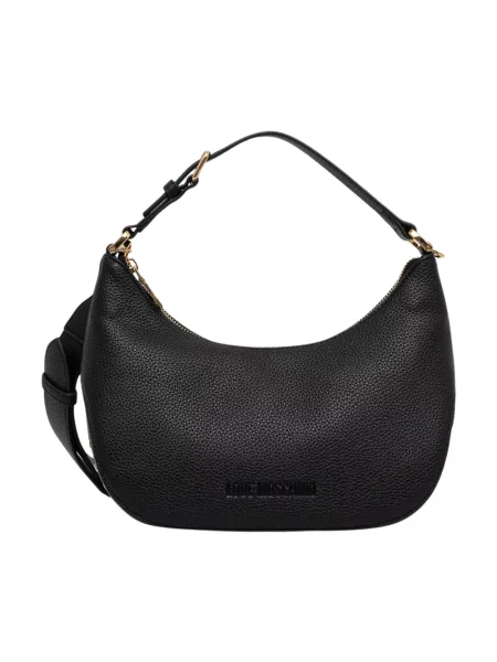 Torebka Love Moschino z logo czarna