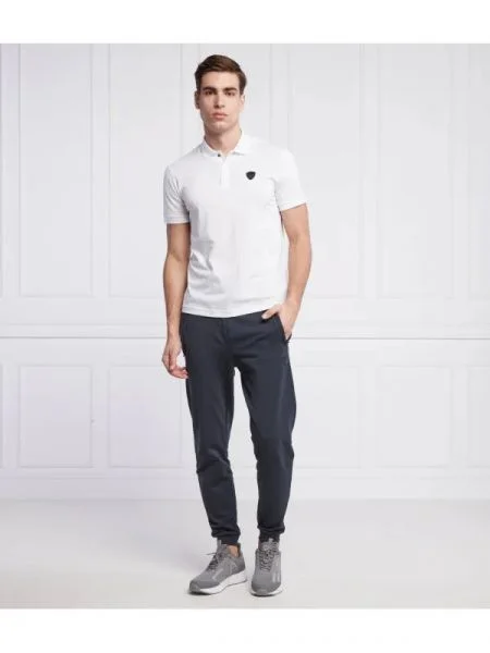 Polo alb