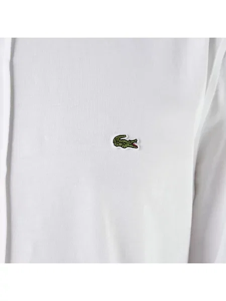Lacoste Koszula Tkana Lacoste biała