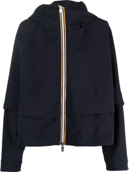 Kurtka K-way R&d z kapturem niebieska