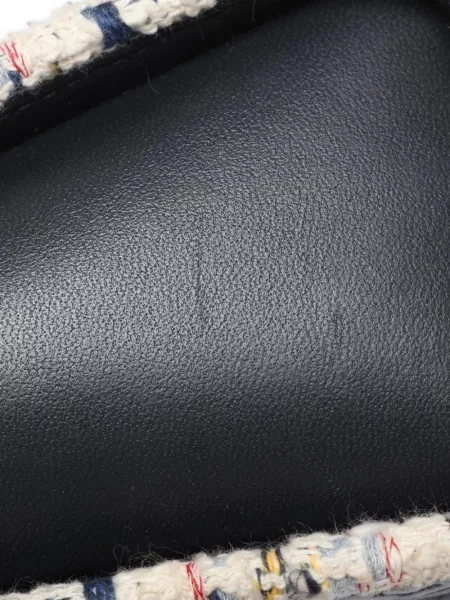 Δερμάτινη δερμάτινη τσάντα Tory Burch καπιτονέ μπλε