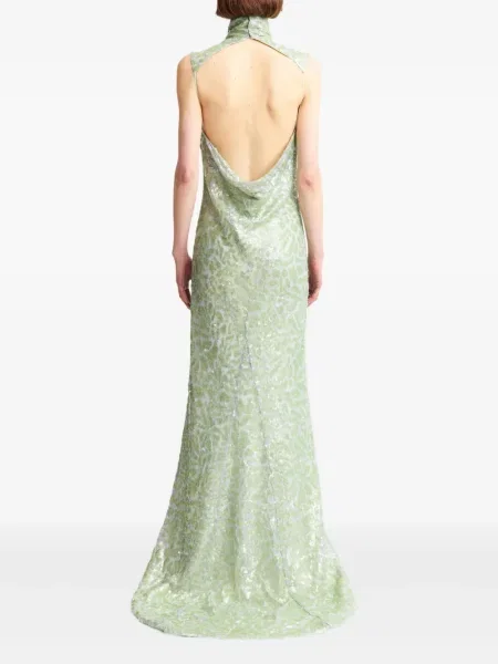 Rochie 16arlington din dantelă verde