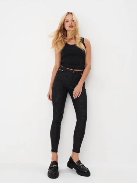 Mohito Skinny kelnės tamsiai pilka