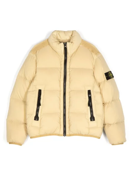 Kurtka puchowa dziecięca Stone Island żółta
