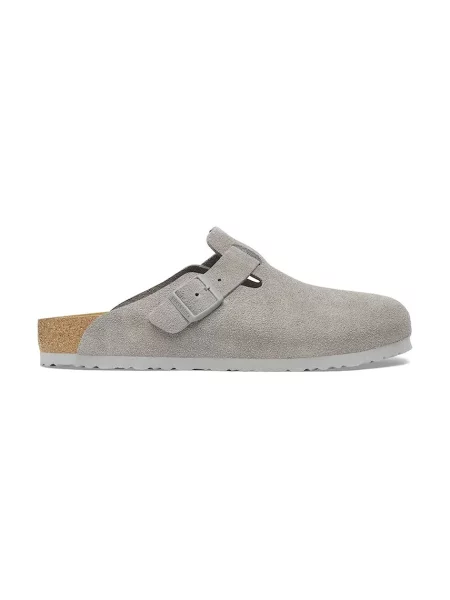 Sneakersy Birkenstock zamszowe z kamieniami szare