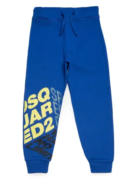 Spodnie dresowe dziecięce Dsquared2 niebieskie