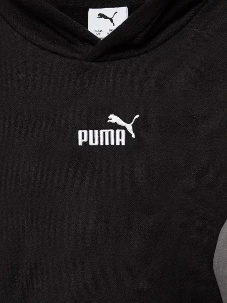 Puma кофта з капюшоном дитяча з бавовною ESS BLOCK Hoodie FL B