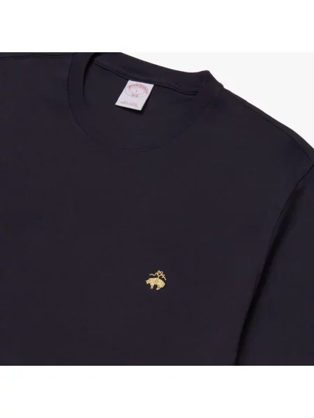Koszulka Brooks Brothers z logo niebieska
