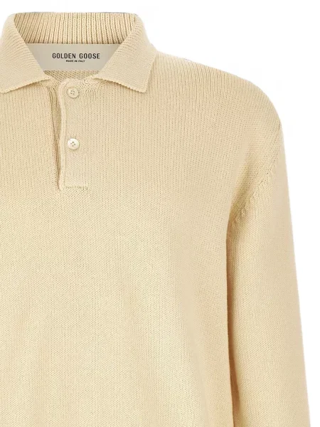 Tricou polo Golden Goose cu imagine