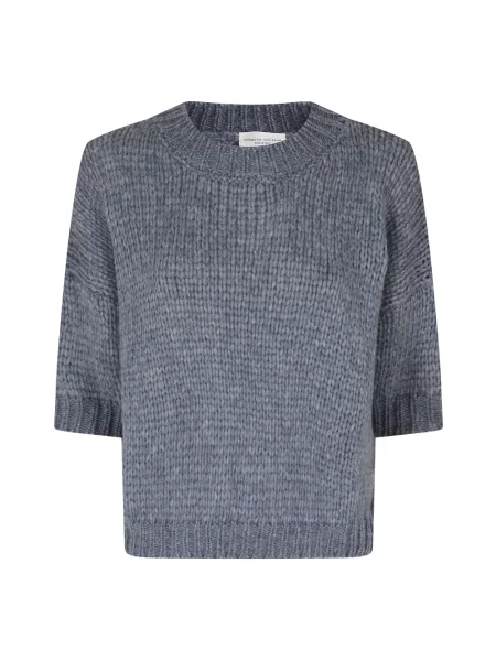 Sweter Roberto Collina niebieski