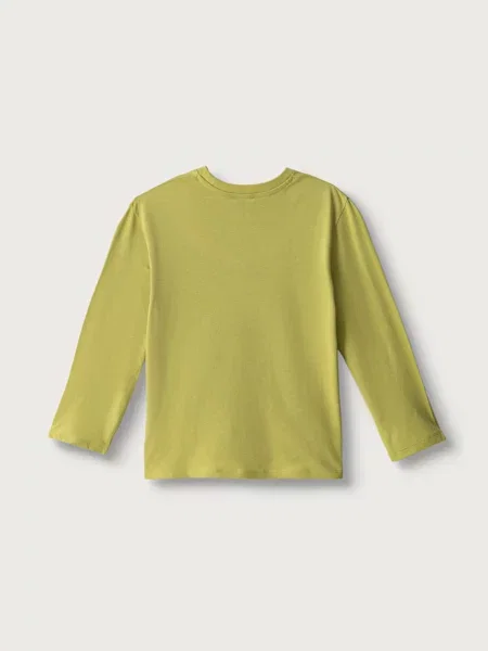 United Colors of Benetton tričko s dlhým rukávom detské zelená