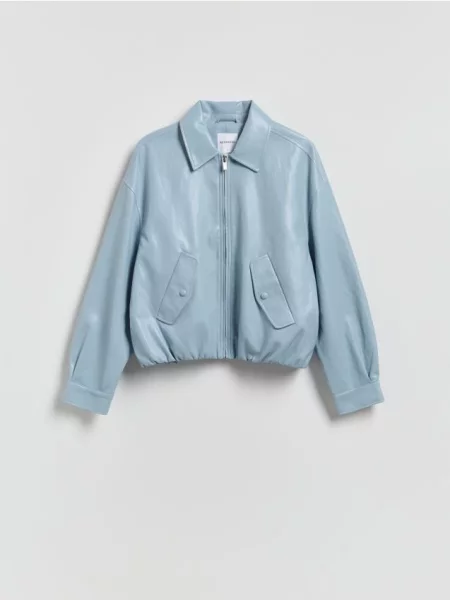 Reserved Kurtka bomberka jasnoniebieski