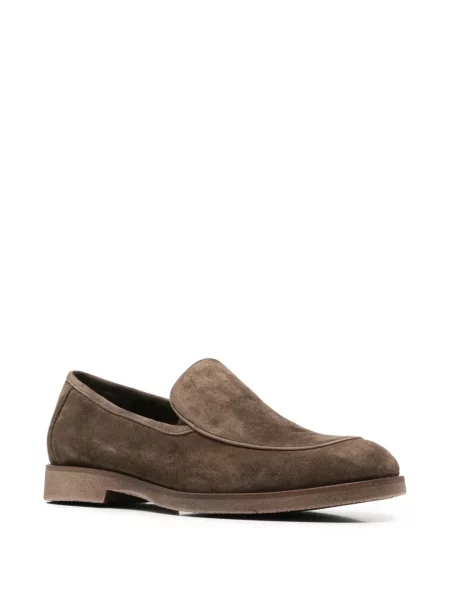 Szarvasbőr slip on loafer Alberto Gozzi barna