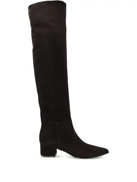 Cizme Gianvito Rossi din piele de căprioară maro