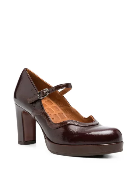Pantofi cu toc Chie Mihara din piele maro