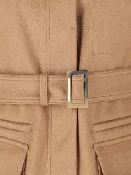 Geacă Max Mara de catifea cord maro