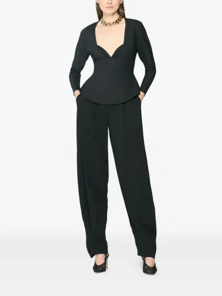 Cu peplum top Genny negru
