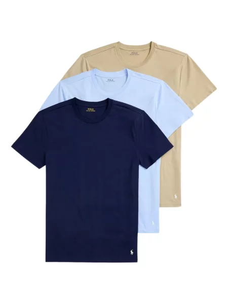 Tricou polo Polo Ralph Lauren cu dungi cu două rânduri de nasturi cu aplicații negru