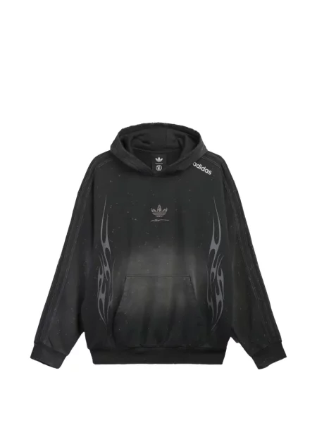 Hanorac cu glugă Adidas negru
