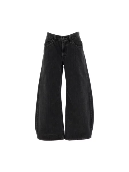 Szerokie jeansy Levi's czarne