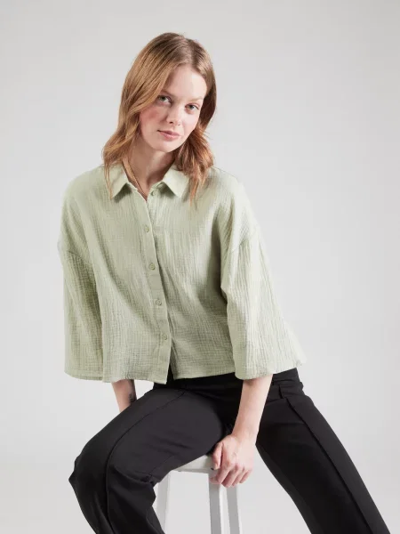 JDY Bluză JDYTHEIS pastel verde