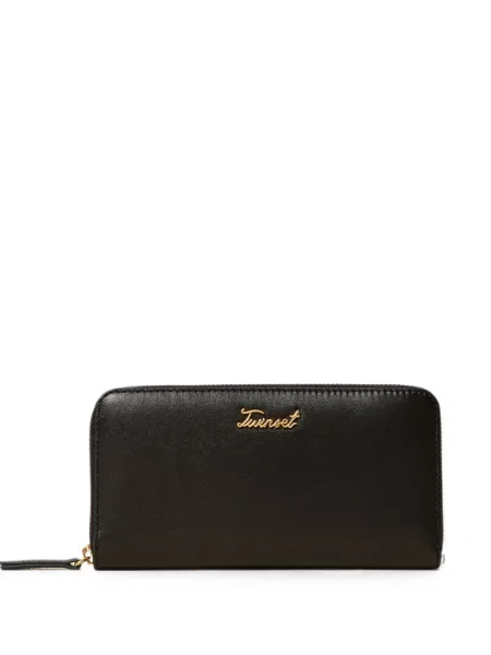 Portofel Twinset din piele negru