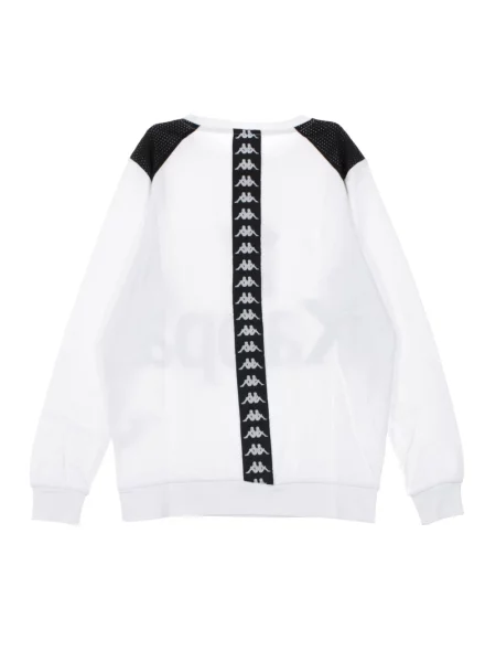 Bluza Kappa z okrągłym dekoltem biała