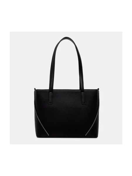 Karl Lagerfeld Jeans kabelka typu shopper dámska z imitácie kože čierna